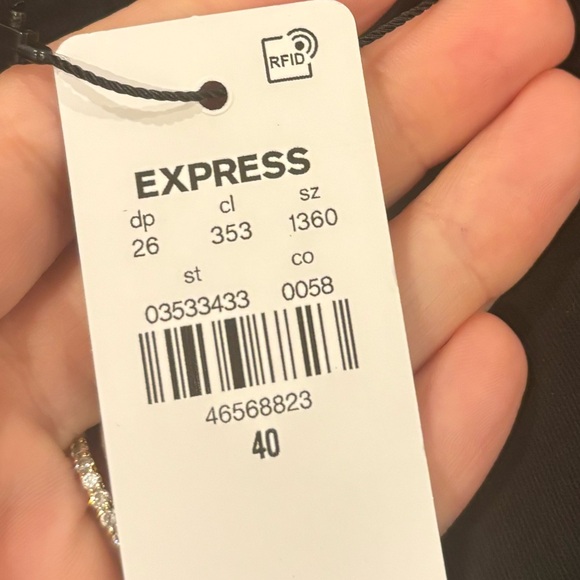 Express men black shorts size 40 8” above the knee brand new - Picture 4 of 4